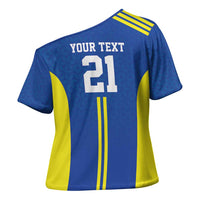 Tanzania Football Custom Cross Shoulder Shirt Taifa Stars Go Champion - Wonder Print Shop