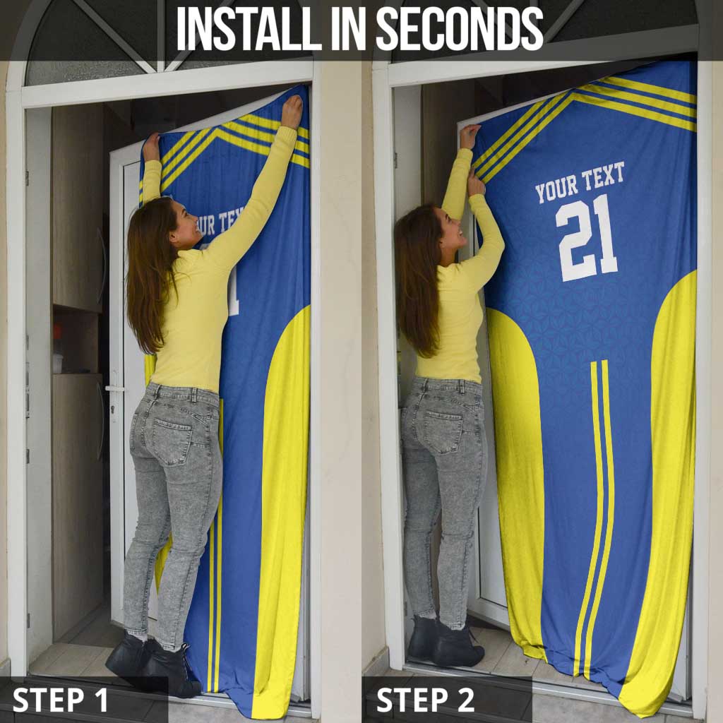 Tanzania Football Custom Door Cover Taifa Stars Go Champion - Wonder Print Shop