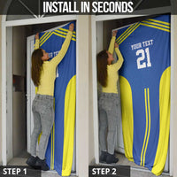 Tanzania Football Custom Door Cover Taifa Stars Go Champion - Wonder Print Shop