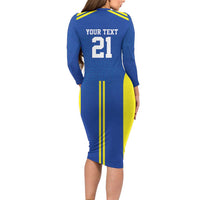 Tanzania Football Custom Family Matching Long Sleeve Bodycon Dress and Hawaiian Shirt Taifa Stars Go Champion - Wonder Print Shop