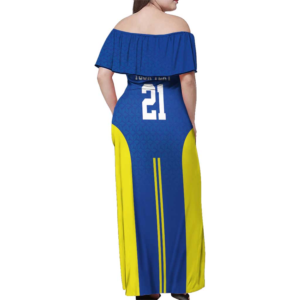 Tanzania Football Custom Family Matching Off Shoulder Maxi Dress and Hawaiian Shirt Taifa Stars Go Champion - Wonder Print Shop