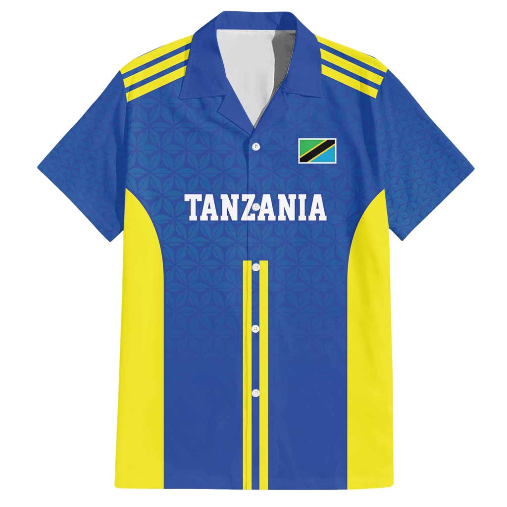 Tanzania Football Custom Family Matching Short Sleeve Bodycon Dress and Hawaiian Shirt Taifa Stars Go Champion - Wonder Print Shop