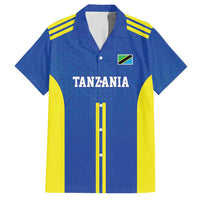 Tanzania Football Custom Family Matching Short Sleeve Bodycon Dress and Hawaiian Shirt Taifa Stars Go Champion - Wonder Print Shop