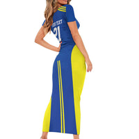 Tanzania Football Custom Family Matching Short Sleeve Bodycon Dress and Hawaiian Shirt Taifa Stars Go Champion - Wonder Print Shop