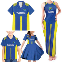 Tanzania Football Custom Family Matching Tank Maxi Dress and Hawaiian Shirt Taifa Stars Go Champion - Wonder Print Shop