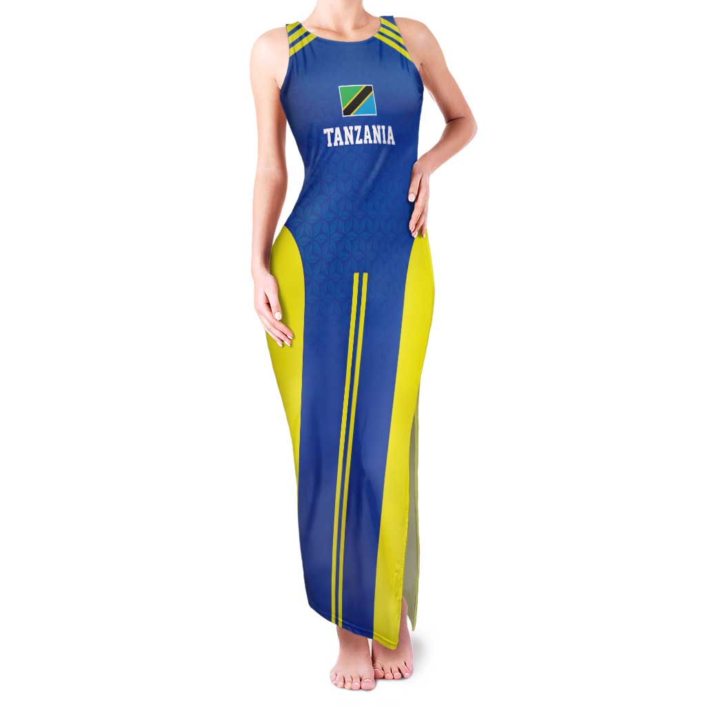 Tanzania Football Custom Family Matching Tank Maxi Dress and Hawaiian Shirt Taifa Stars Go Champion - Wonder Print Shop