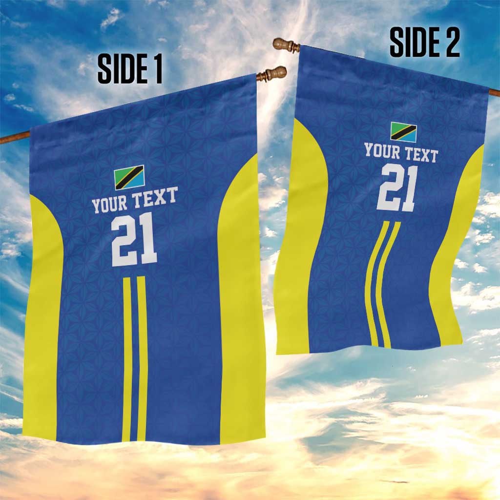 Tanzania Football Custom Garden Flag Taifa Stars Go Champion - Wonder Print Shop