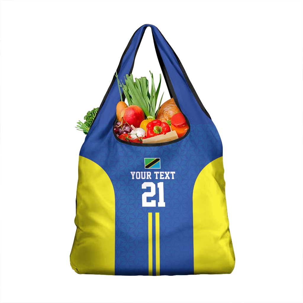 Tanzania Football Custom Grocery Bag Taifa Stars Go Champion - Wonder Print Shop