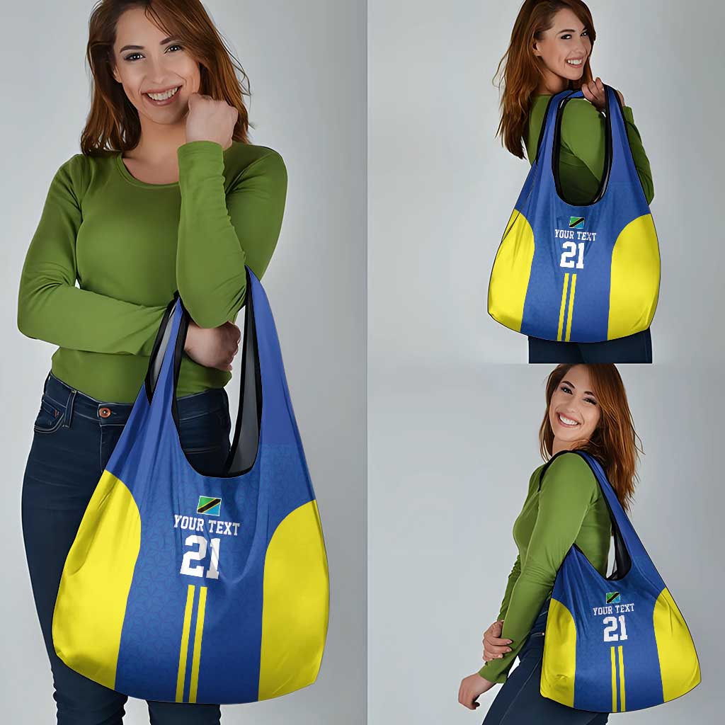 Tanzania Football Custom Grocery Bag Taifa Stars Go Champion - Wonder Print Shop