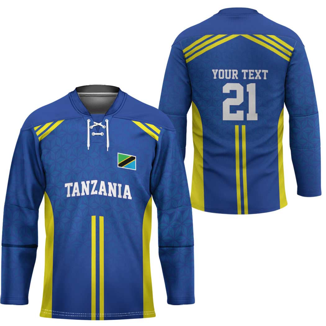 Tanzania Football Custom Hockey Jersey Taifa Stars Go Champion - Wonder Print Shop
