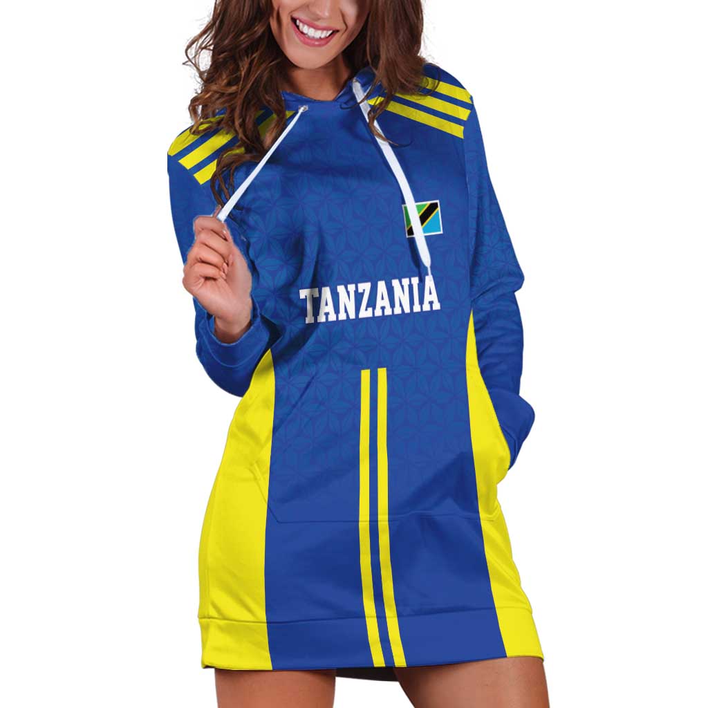 Tanzania Football Custom Hoodie Dress Taifa Stars Go Champion - Wonder Print Shop