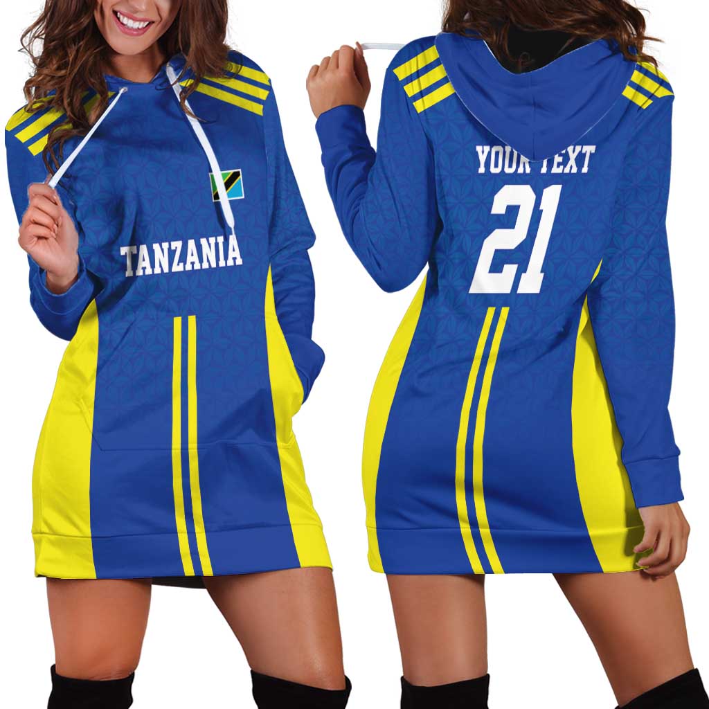 Tanzania Football Custom Hoodie Dress Taifa Stars Go Champion - Wonder Print Shop