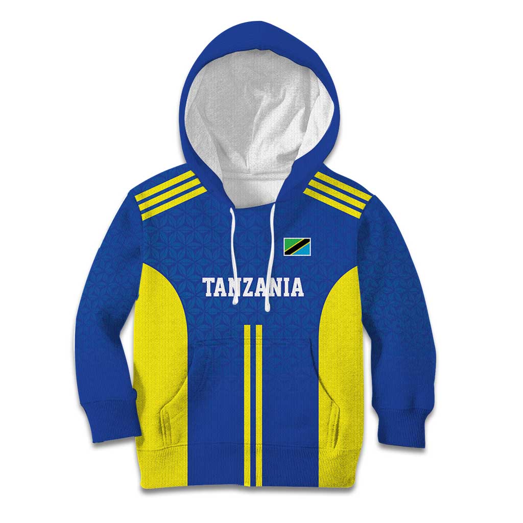 Tanzania Football Custom Kid Hoodie Taifa Stars Go Champion - Wonder Print Shop