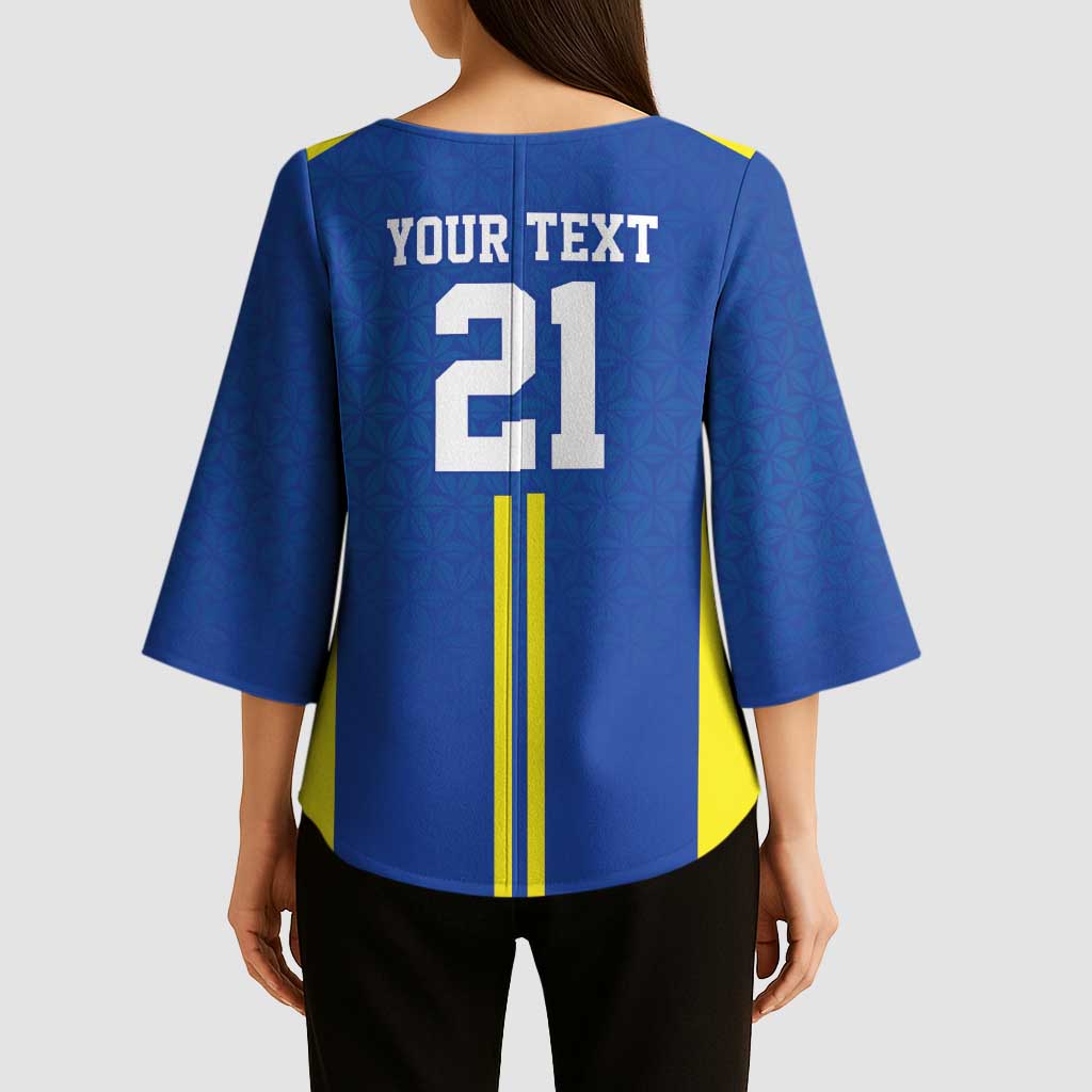 Tanzania Football Custom Kimono Sleeve Blouse Taifa Stars Go Champion - Wonder Print Shop