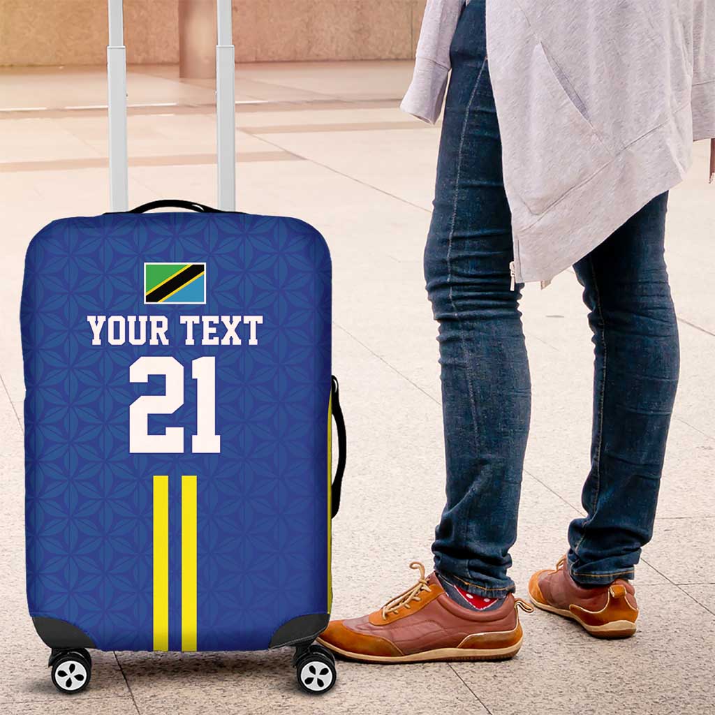 Tanzania Football Custom Luggage Cover Taifa Stars Go Champion - Wonder Print Shop