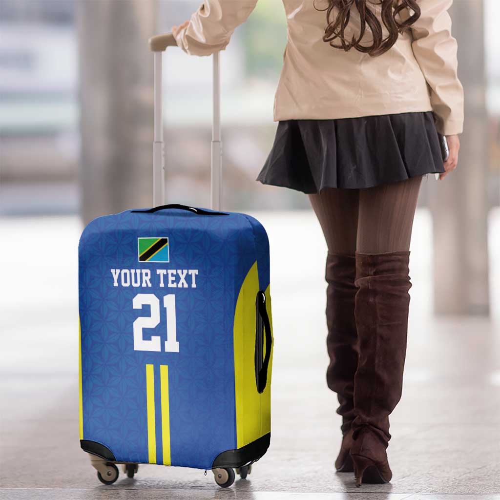 Tanzania Football Custom Luggage Cover Taifa Stars Go Champion - Wonder Print Shop