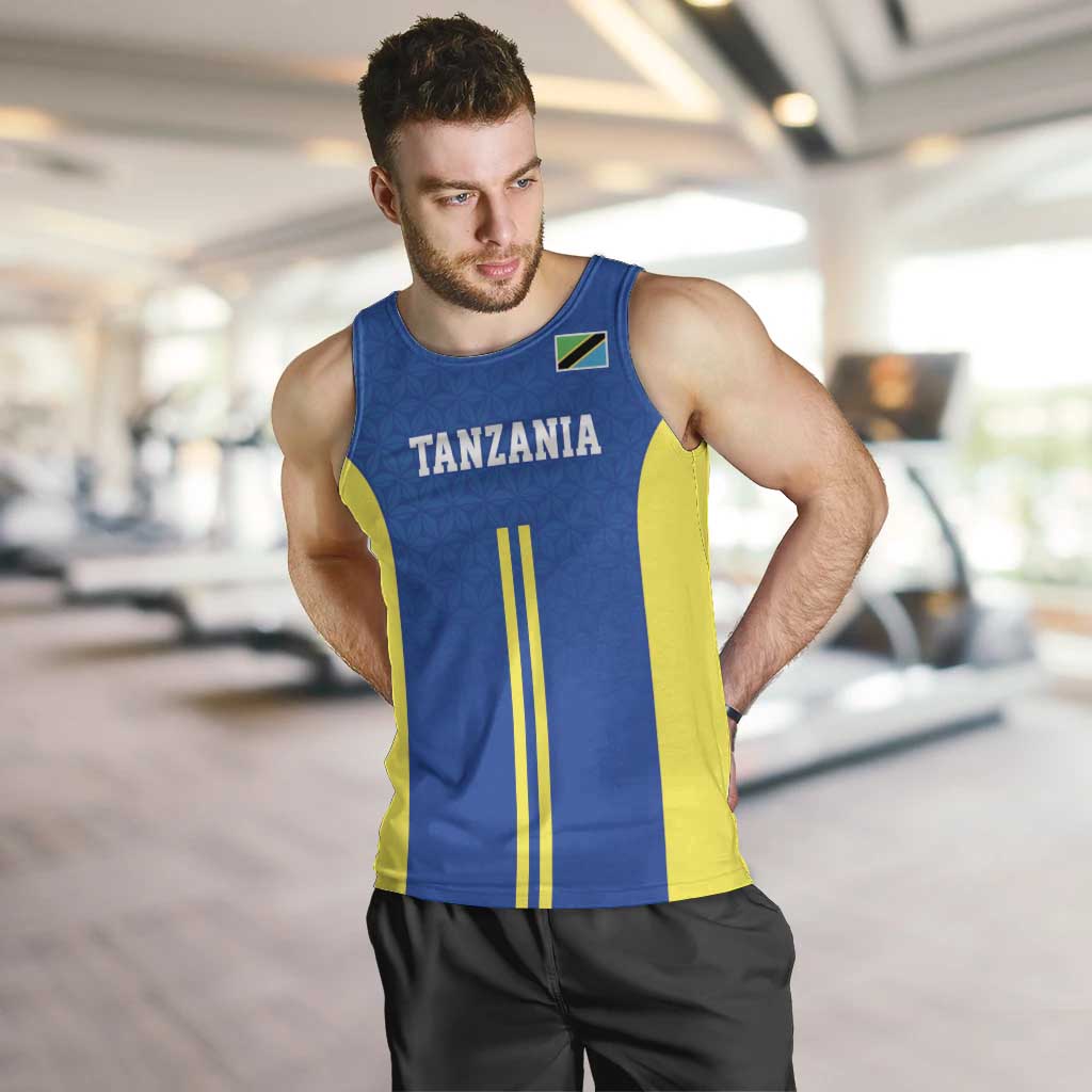 Tanzania Football Custom Men Tank Top Taifa Stars Go Champion - Wonder Print Shop