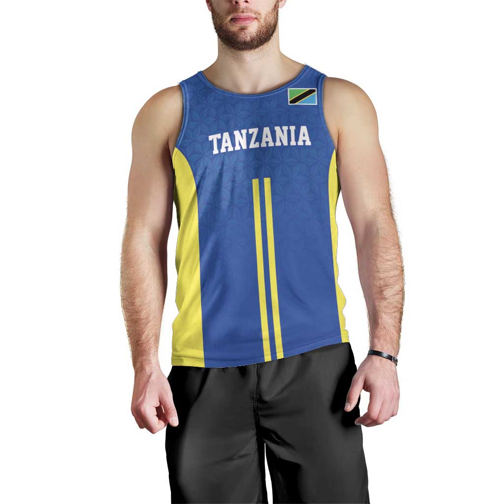 Tanzania Football Custom Men Tank Top Taifa Stars Go Champion - Wonder Print Shop
