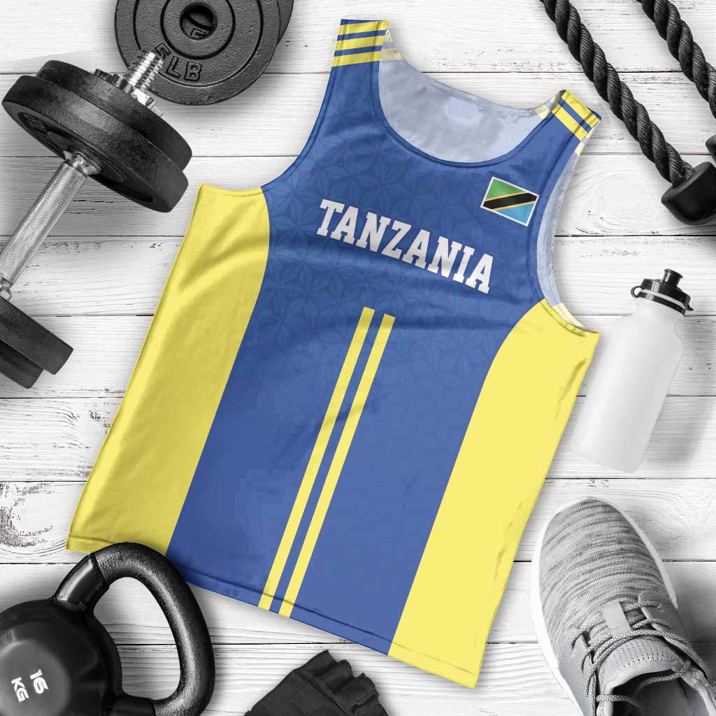 Tanzania Football Custom Men Tank Top Taifa Stars Go Champion - Wonder Print Shop