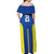 Tanzania Football Custom Off Shoulder Maxi Dress Taifa Stars Go Champion - Wonder Print Shop