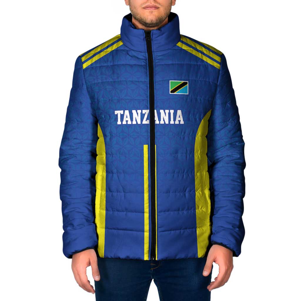 Tanzania Football Custom Padded Jacket Taifa Stars Go Champion - Wonder Print Shop