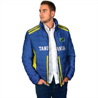 Tanzania Football Custom Padded Jacket Taifa Stars Go Champion - Wonder Print Shop