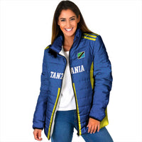 Tanzania Football Custom Padded Jacket Taifa Stars Go Champion - Wonder Print Shop