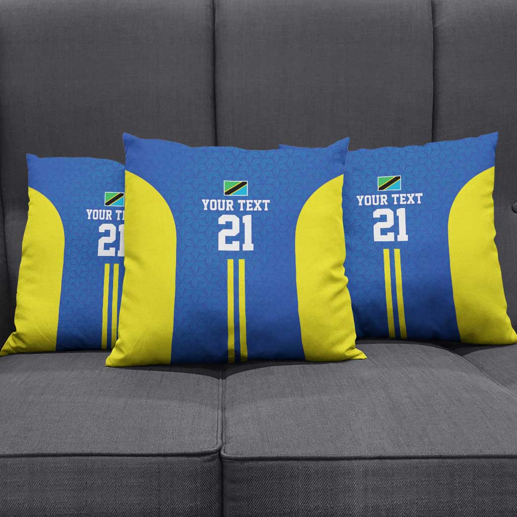 Tanzania Football Custom Pillow Cover Taifa Stars Go Champion - Wonder Print Shop
