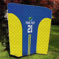 Tanzania Football Custom Quilt Taifa Stars Go Champion - Wonder Print Shop