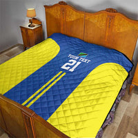 Tanzania Football Custom Quilt Taifa Stars Go Champion - Wonder Print Shop