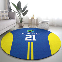 Tanzania Football Custom Round Carpet Taifa Stars Go Champion - Wonder Print Shop