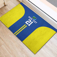 Tanzania Football Custom Rubber Doormat Taifa Stars Go Champion - Wonder Print Shop