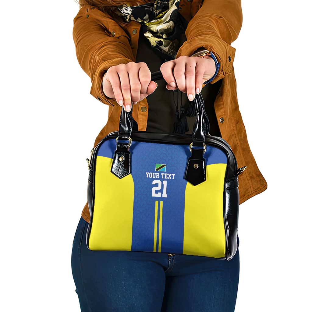 Tanzania Football Custom Shoulder Handbag Taifa Stars Go Champion - Wonder Print Shop