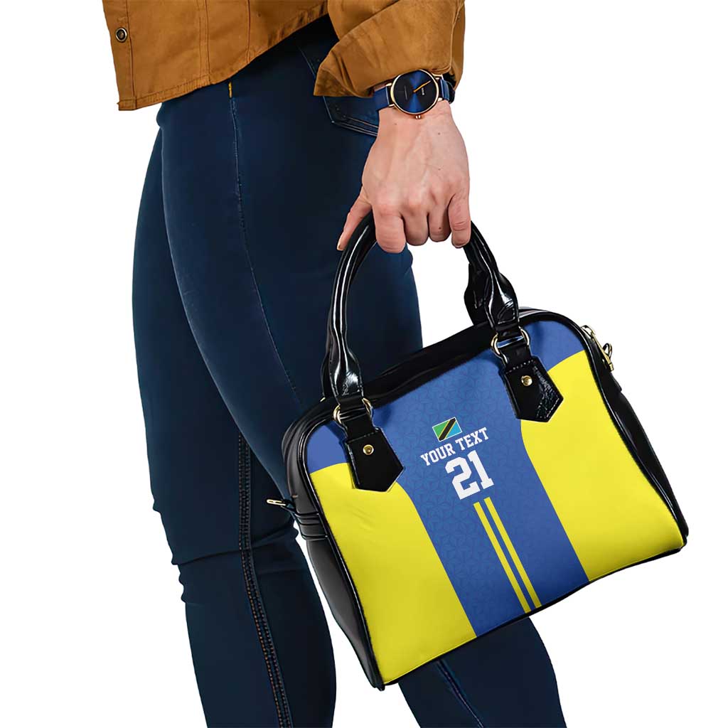 Tanzania Football Custom Shoulder Handbag Taifa Stars Go Champion - Wonder Print Shop