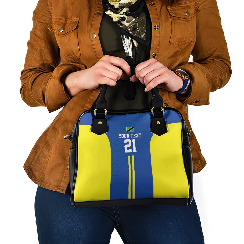 Tanzania Football Custom Shoulder Handbag Taifa Stars Go Champion - Wonder Print Shop