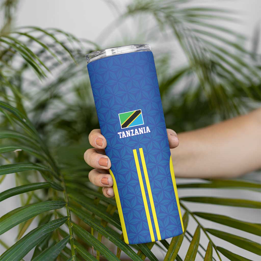 Tanzania Football Custom Skinny Tumbler Taifa Stars Go Champion - Wonder Print Shop