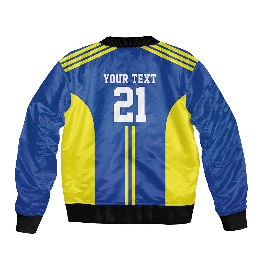 Tanzania Football Custom Sleeve Zip Bomber Jacket Taifa Stars Go Champion - Wonder Print Shop