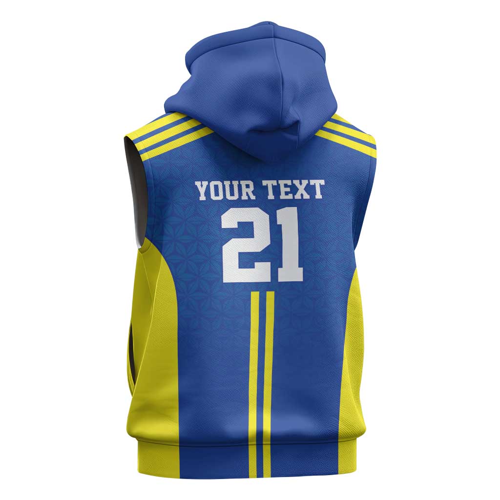 Tanzania Football Custom Sleeveless Hoodie Taifa Stars Go Champion - Wonder Print Shop