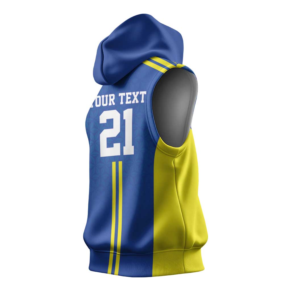 Tanzania Football Custom Sleeveless Hoodie Taifa Stars Go Champion - Wonder Print Shop