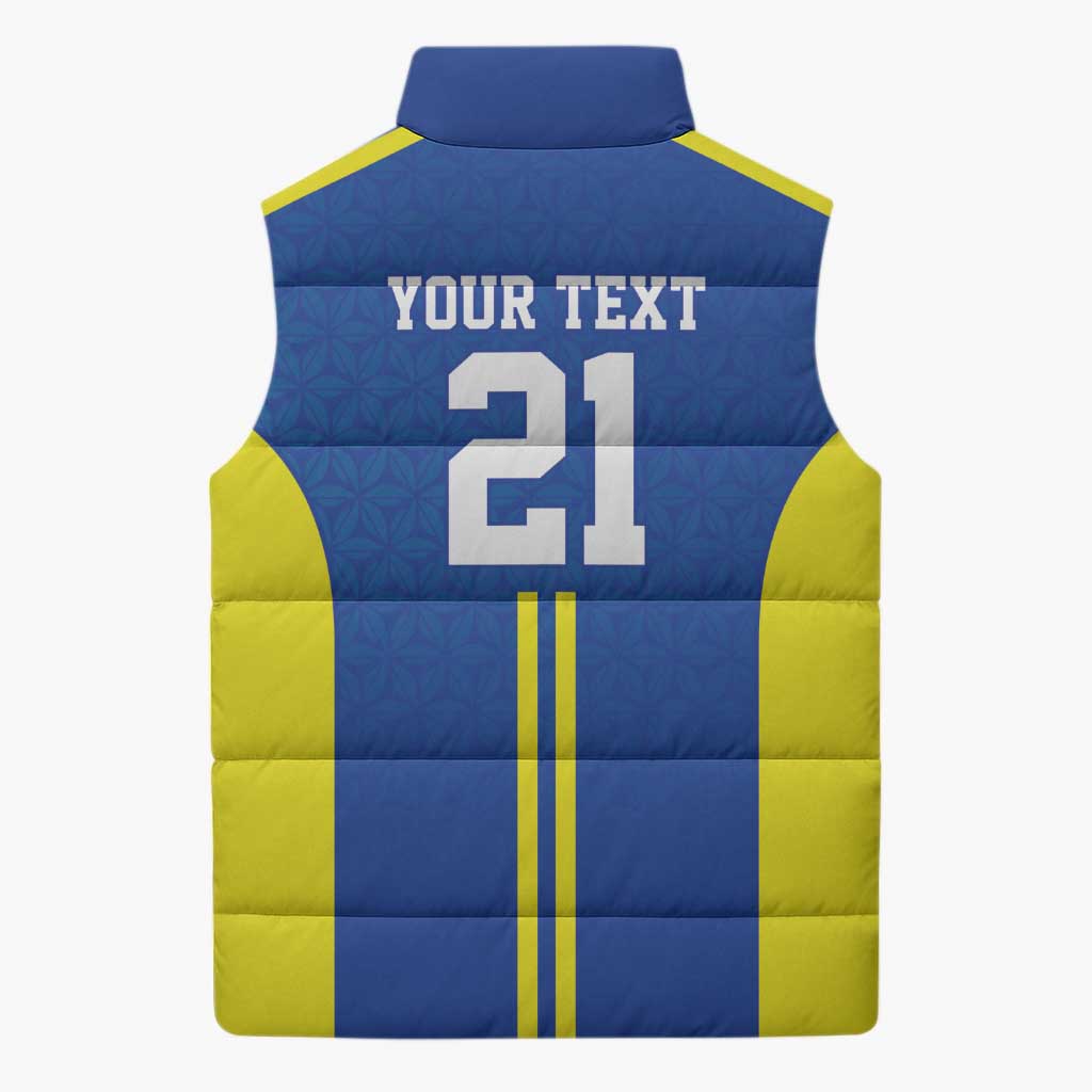 Tanzania Football Custom Sleeveless Puffer Jacket Taifa Stars Go Champion - Wonder Print Shop