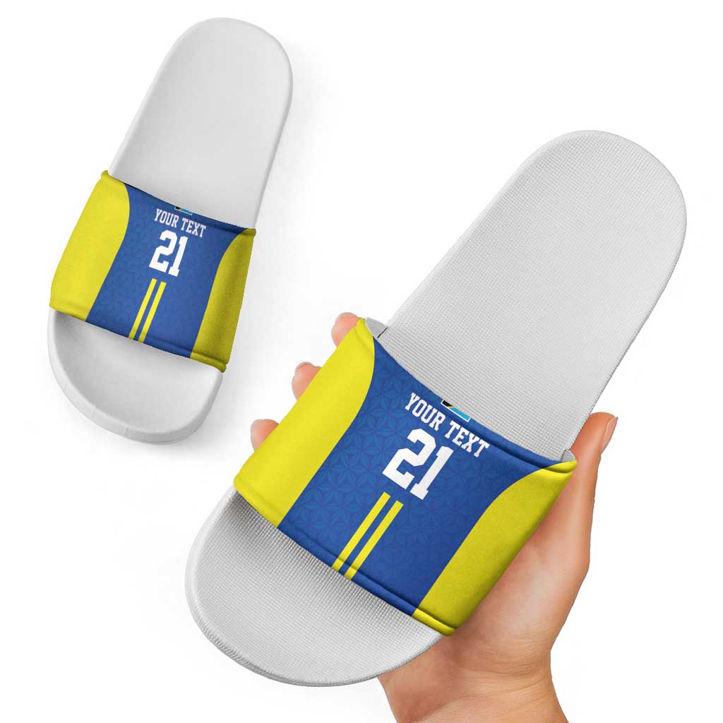 Tanzania Football Custom Slide Sandals Taifa Stars Go Champion - Wonder Print Shop
