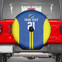 Tanzania Football Custom Spare Tire Cover Taifa Stars Go Champion - Wonder Print Shop