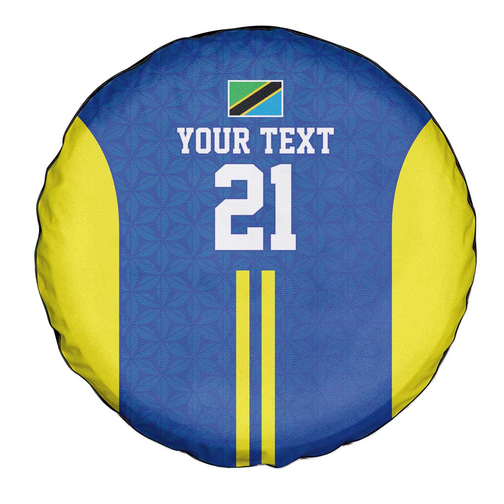 Tanzania Football Custom Spare Tire Cover Taifa Stars Go Champion - Wonder Print Shop