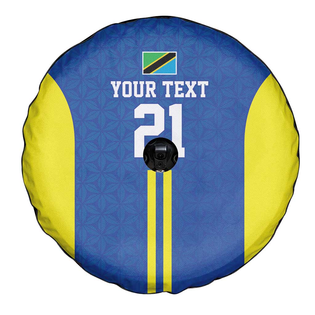 Tanzania Football Custom Spare Tire Cover Taifa Stars Go Champion - Wonder Print Shop