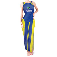 Tanzania Football Custom Tank Maxi Dress Taifa Stars Go Champion - Wonder Print Shop