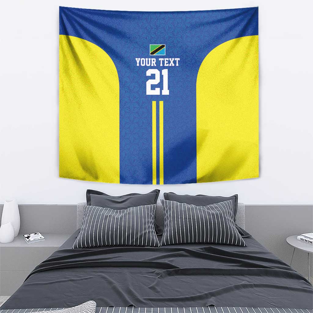 Tanzania Football Custom Tapestry Taifa Stars Go Champion - Wonder Print Shop