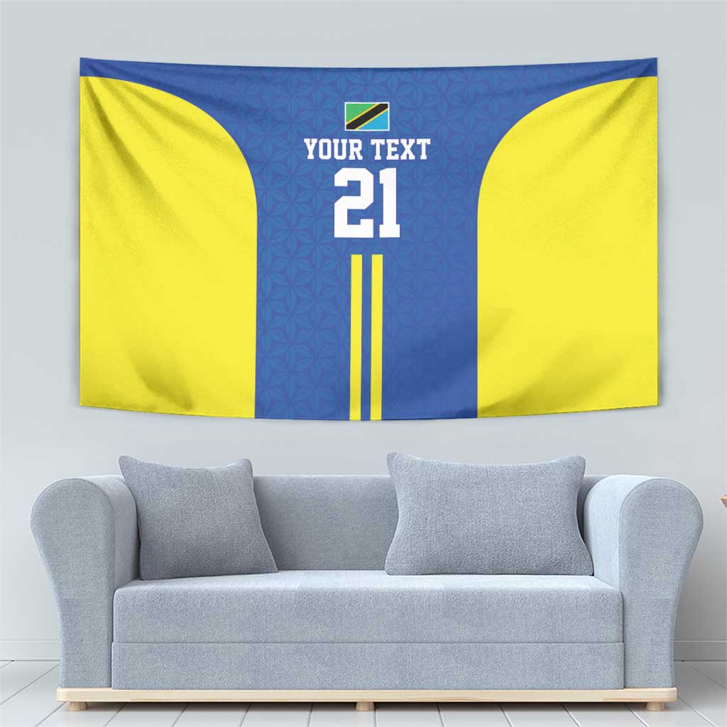 Tanzania Football Custom Tapestry Taifa Stars Go Champion - Wonder Print Shop