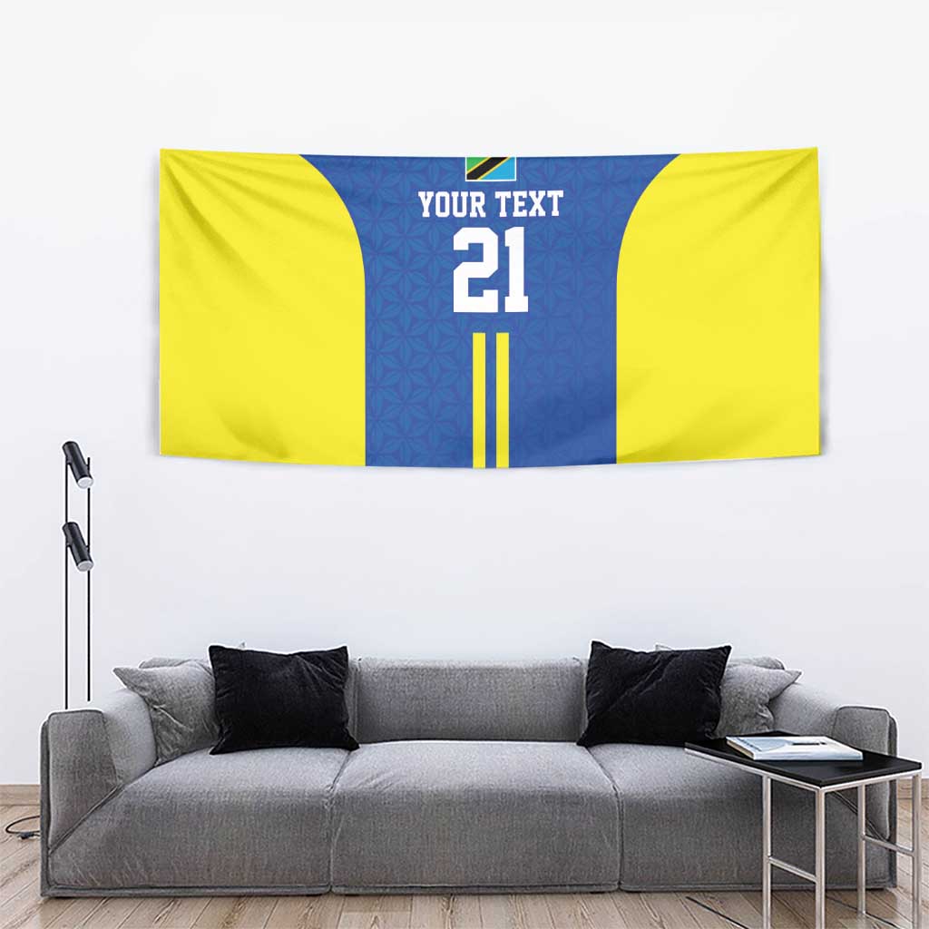 Tanzania Football Custom Tapestry Taifa Stars Go Champion - Wonder Print Shop