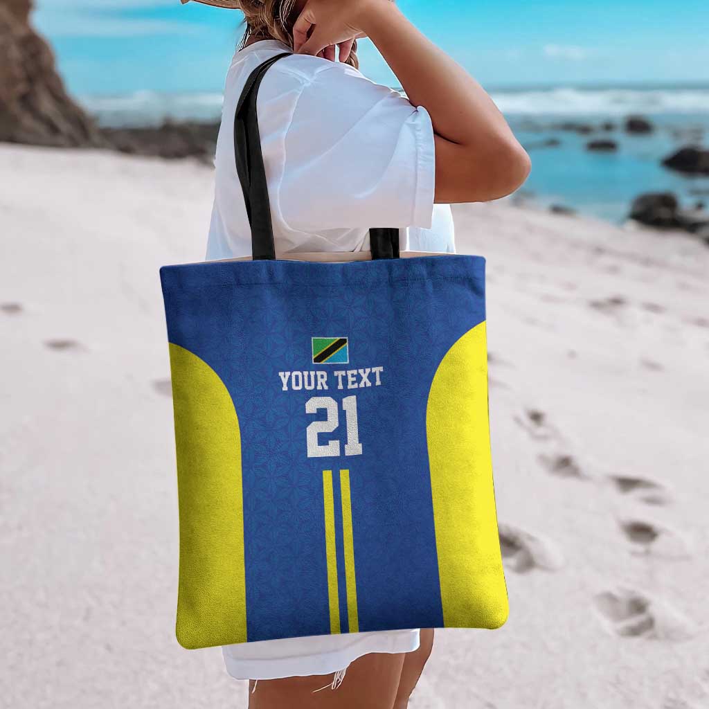 Tanzania Football Custom Tote Bag Taifa Stars Go Champion - Wonder Print Shop