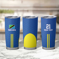 Tanzania Football Custom Tumbler Cup Taifa Stars Go Champion - Wonder Print Shop